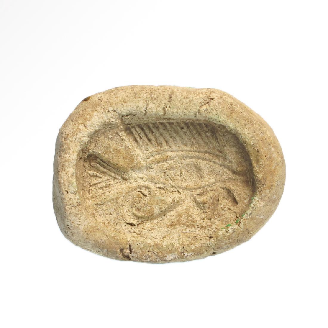 Egyptian Mould of a Fish with Eye of Horus c. 400 - 300 (1 of 5)