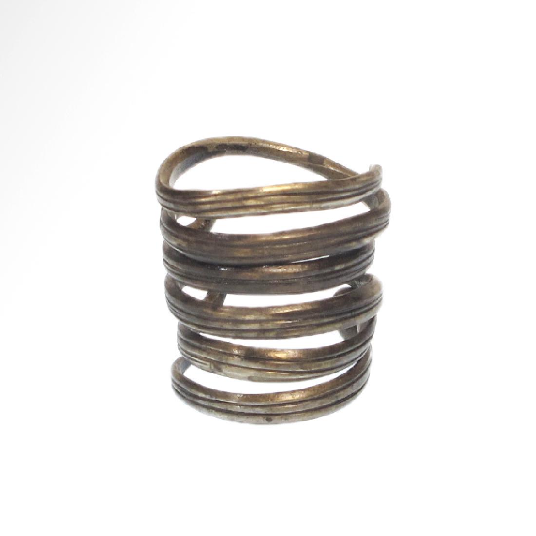 Viking Silver Ring, c. 9th-10th Century AD (1 of 6)