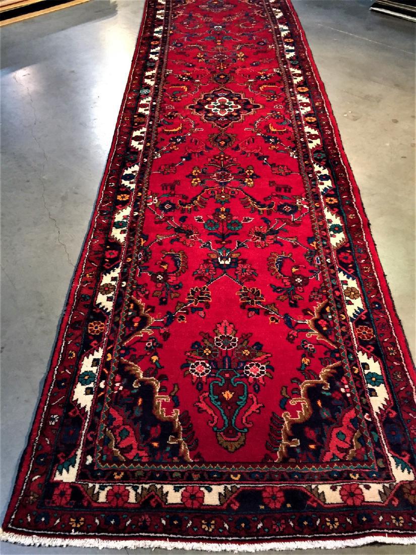 Authentic Persian Hamedan Gallery Runner Rug 3.7x13 (1 of 10)
