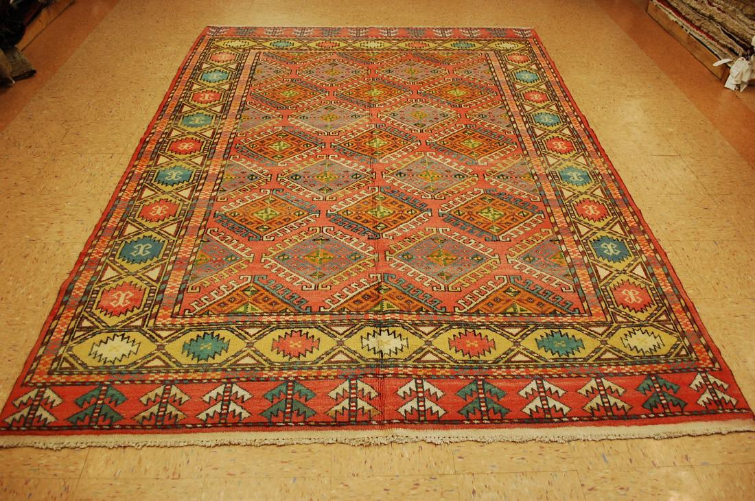 Caucasian Kazak Shirvan Design Rug 6.9x9.7 (1 of 10)