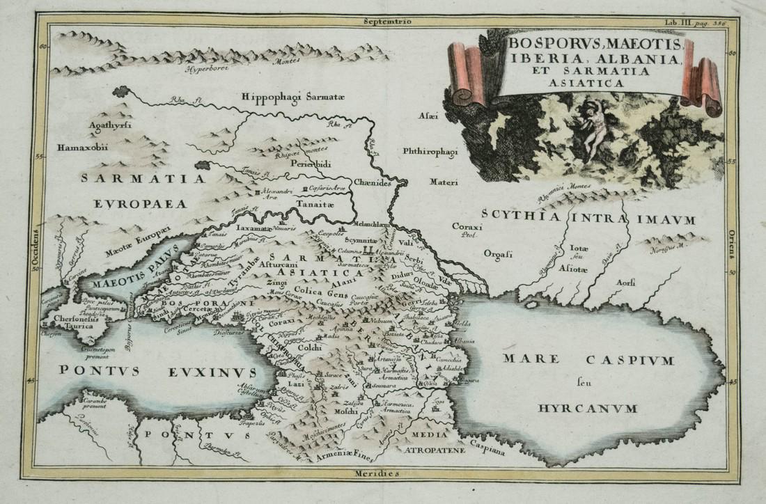 Cellarius: Antique Map of Caucasus Region Ukraine, 1771 (1 of 1)