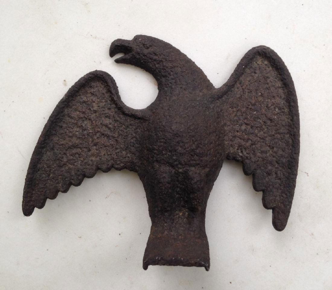 19th Century Cast Iron Rooftop Eagle (1 of 4)