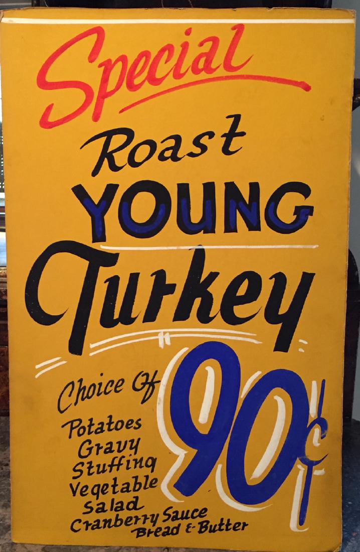 Vintage 1940’s Diner “Blue Plate Special” Sign (1 of 3)