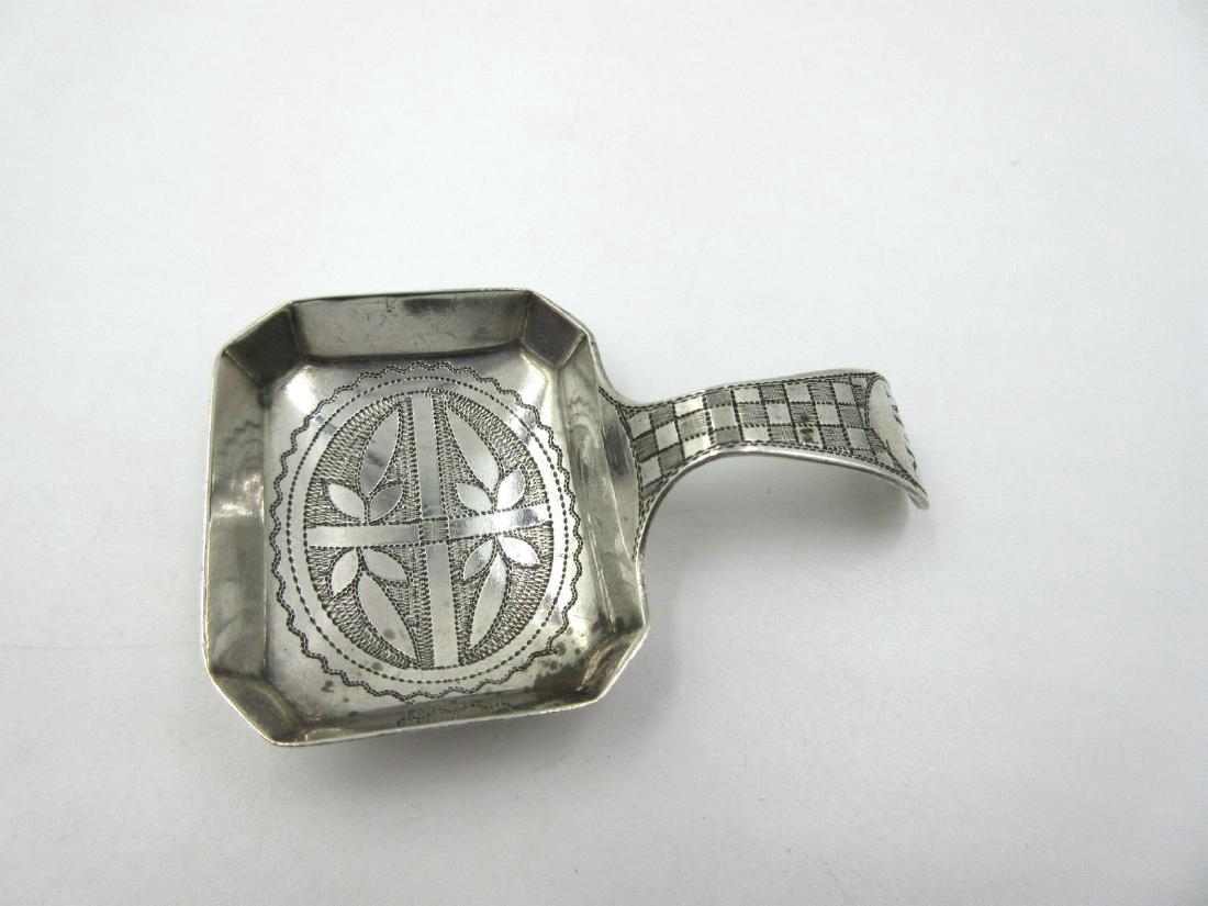 Antique Cocks & Bettridge Sterling Silver Caddy Spoon (1 of 8)