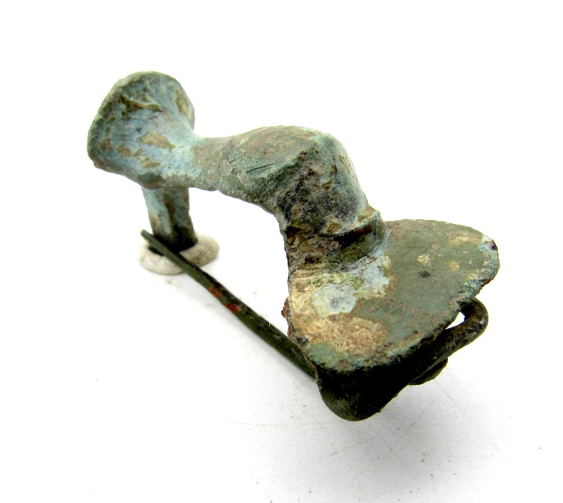 Ancient Roman Knee Type Brooch / Fibula (1 of 3)