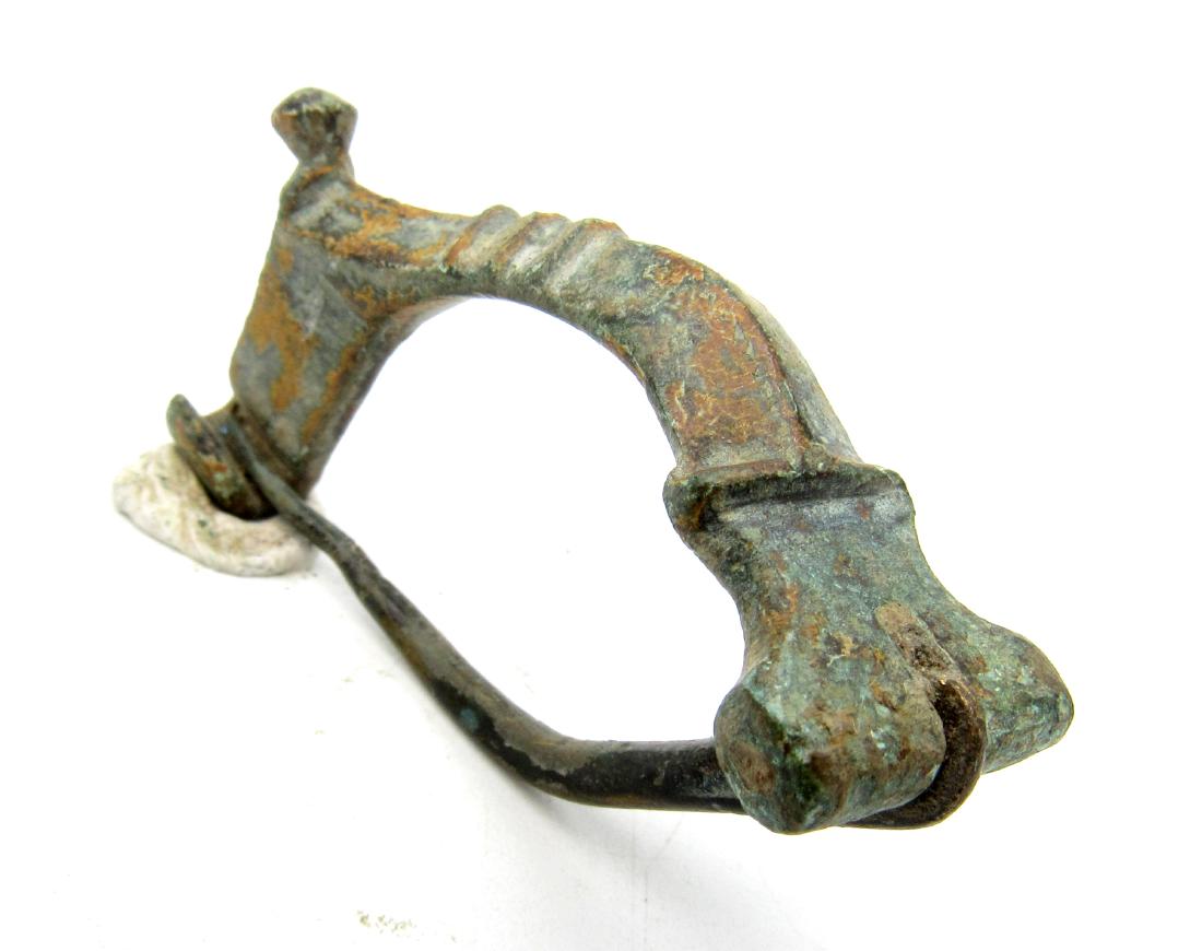 Ancient Roman Knee Type Brooch / Fibula (1 of 3)