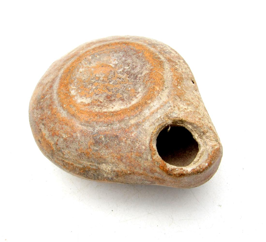 Roman Decorated Oil Lamp (1 of 4)