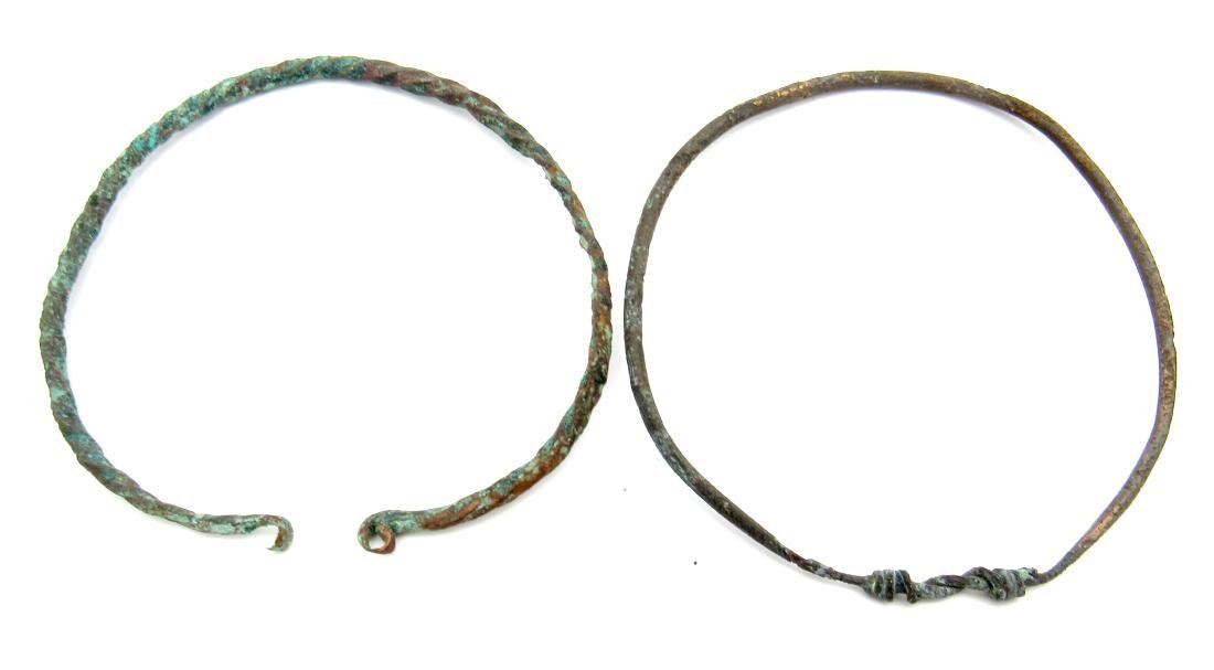Pair of Viking Era Decorated Bracelets (1 of 3)