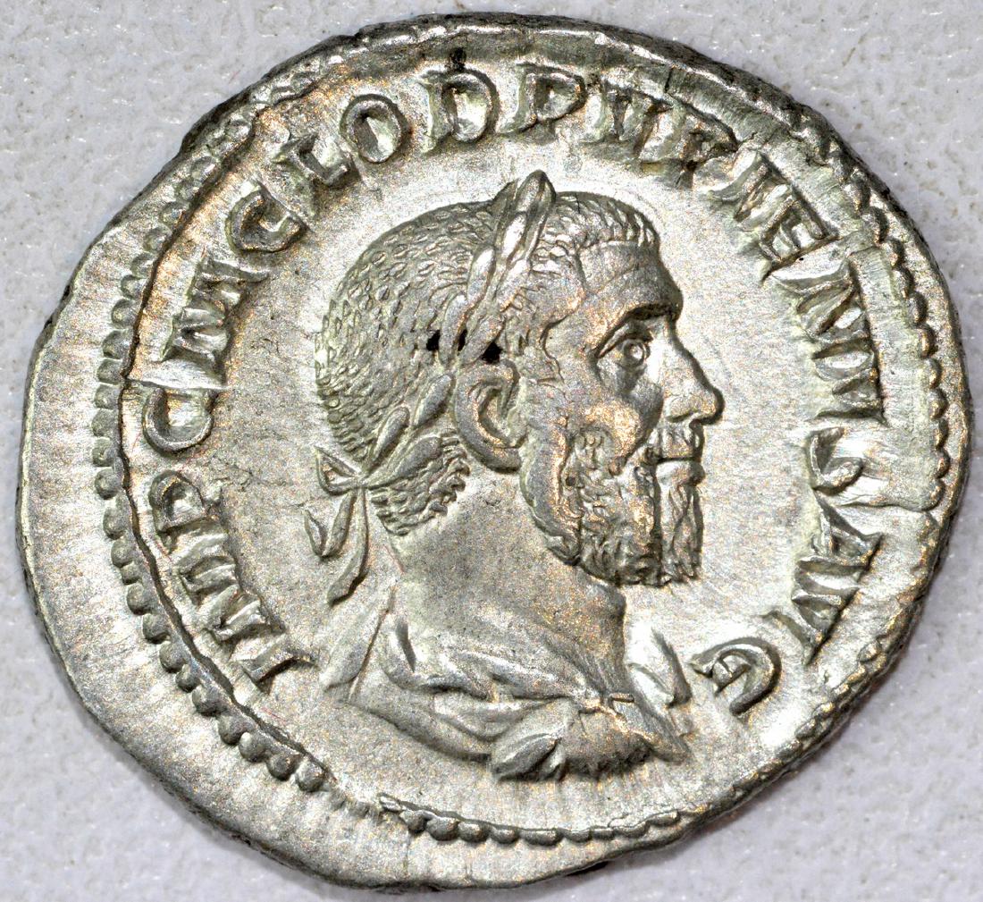 Rare Ancient Roman Denarius of Pupienus (1 of 2)