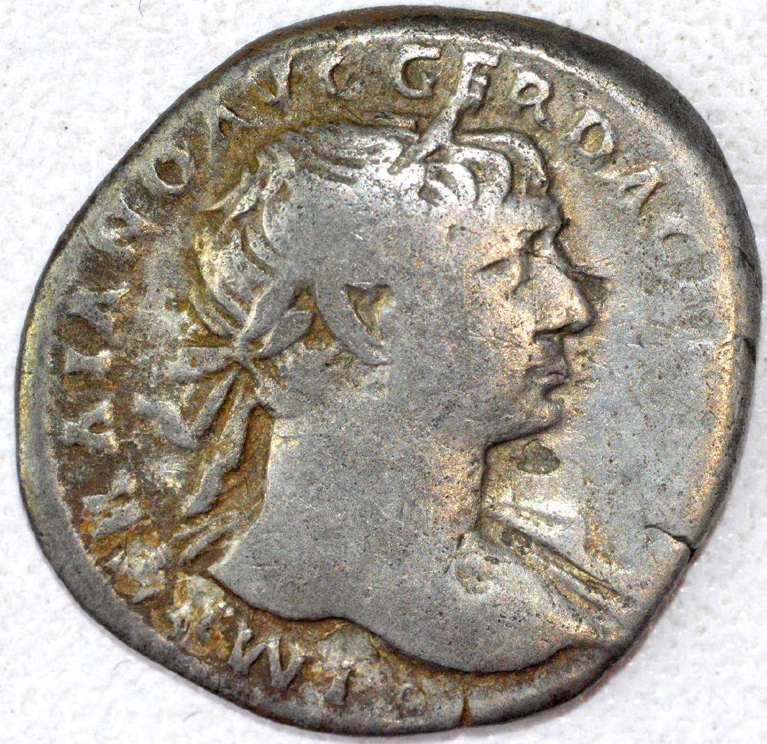 Ancient Roman Denarius of Trajan (1 of 2)