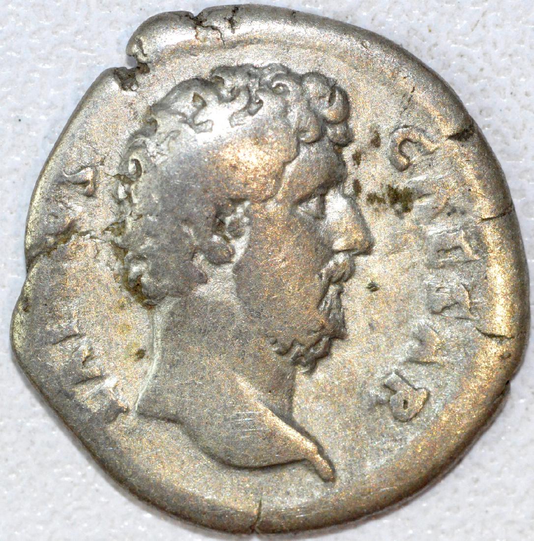 Rare Ancient Roman Denarius of Aelius (1 of 2)