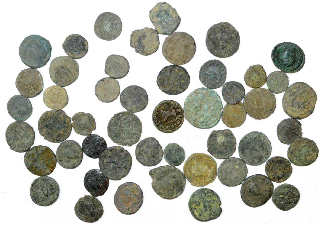 Lot of 50 Premium Quality Roman Coins for Cleaning