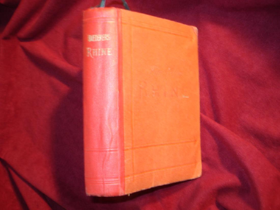 The Rhine. Including The Black Forest & The Vosges: The Rhine. Including The Black Forest & The Vosges. Handbook for Travellers. Baedeker, Karl. Karl Baedeker. Reprint. Octavo. Folding maps. Shipping: Domestic: Flat-rate of $4.00 to anywhere within the