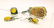 Sterling Silver Yellow Jade Aquamarine Jewelry Set - 4