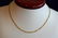 Italian Gold Tone Sterling Silver Cable Chain Necklace