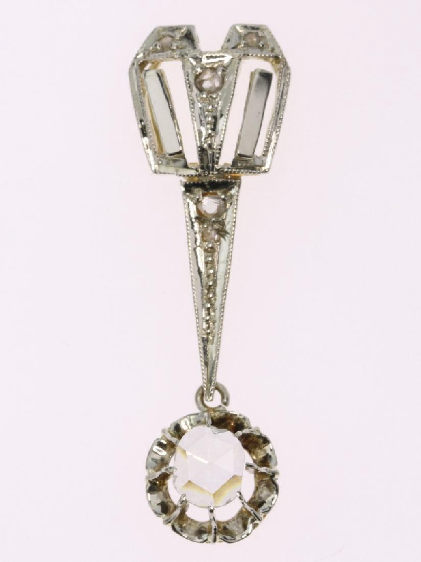 Antique 18K Gold Diamond Pendant, 1920 (1 of 6)