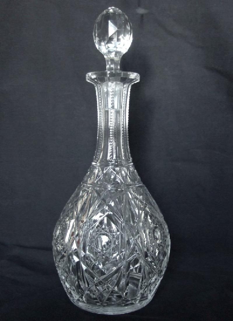 Baccarat France Crystal Decanter, Lagny Pattern