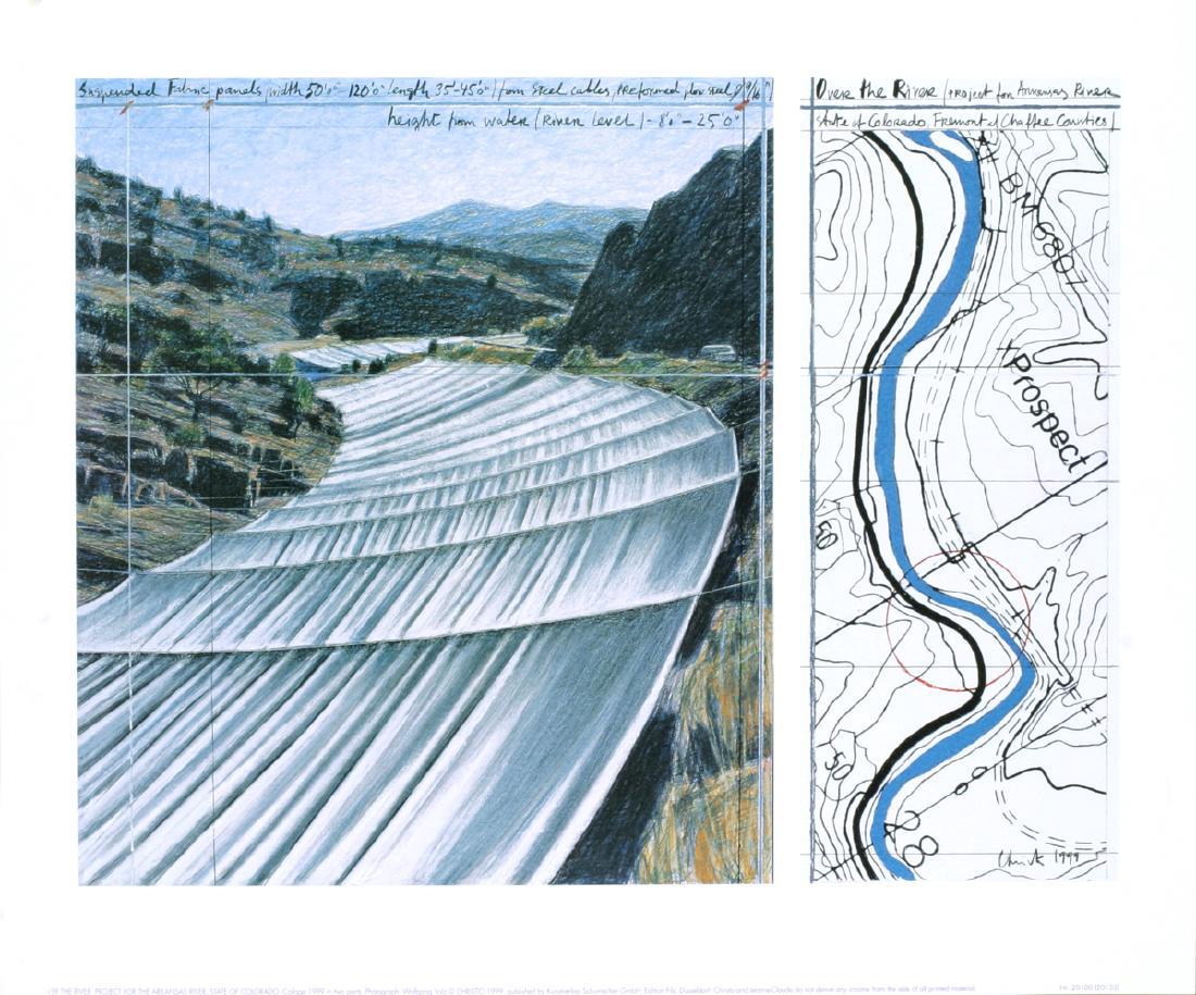 2 Javacheff Christo Arkansas River Project Posters (1 of 2)