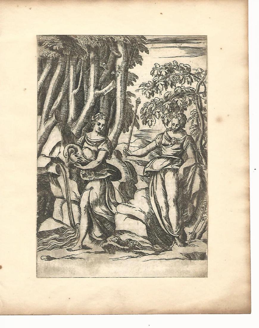 1587 Mythology Engraving Vincenzo Cartari (1 of 1)