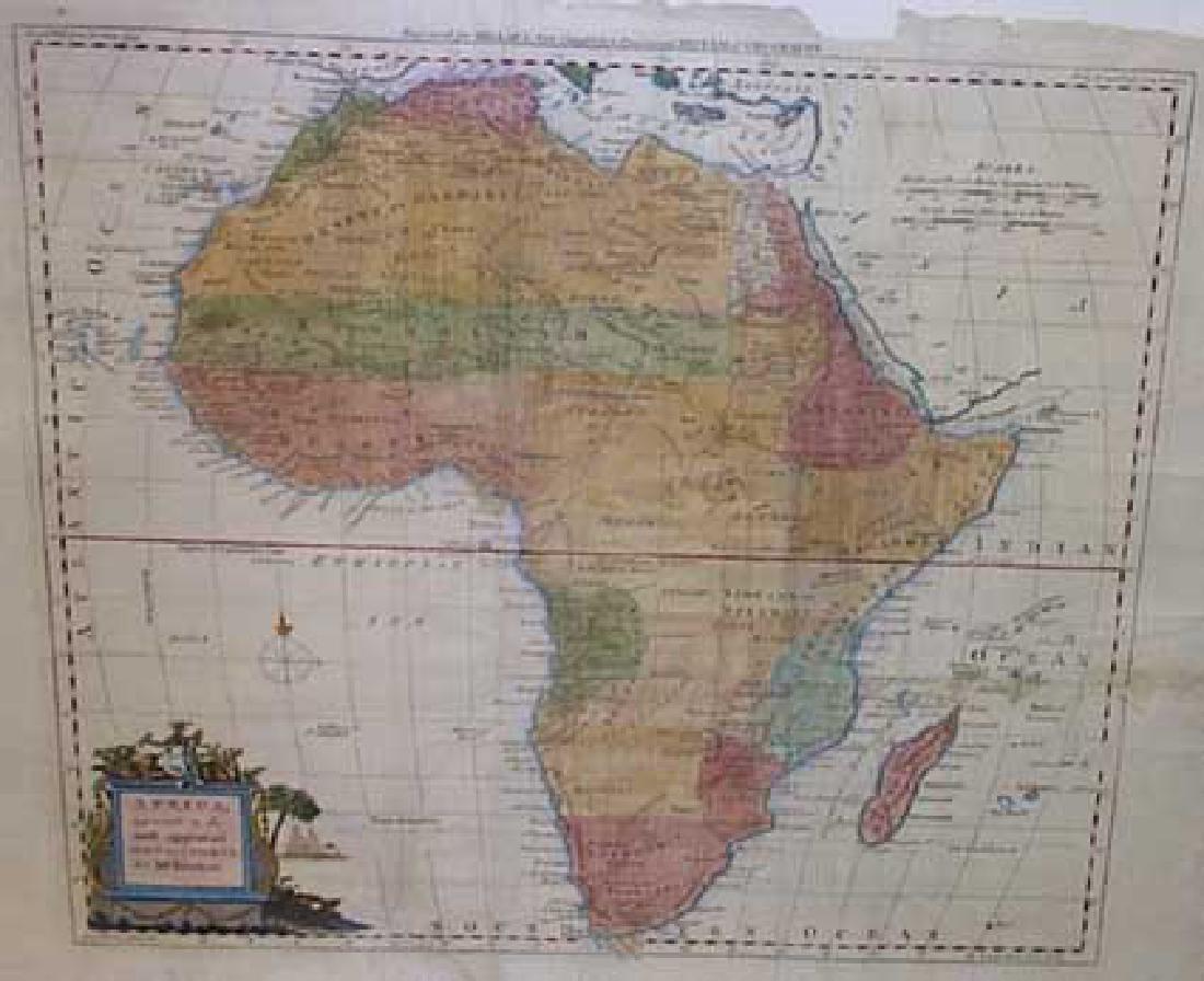 Kitchen: Antique Map of Africa, 1782 (1 of 1)