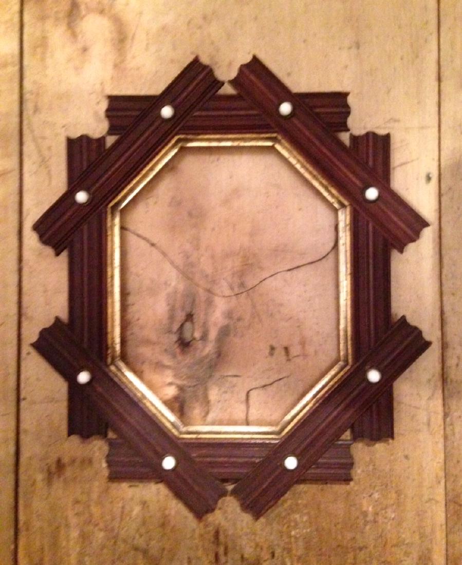 19th Century Walnut Frame With Gold Leaf Liner (1 of 6)