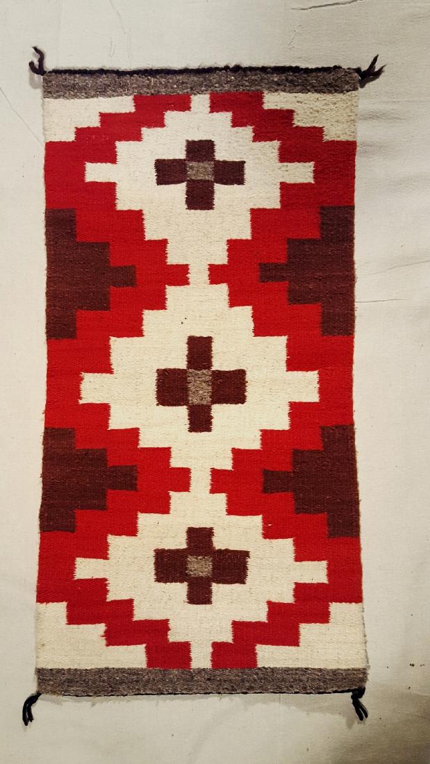 Navajo Ganado Throw Circa 1940's (1 of 2)