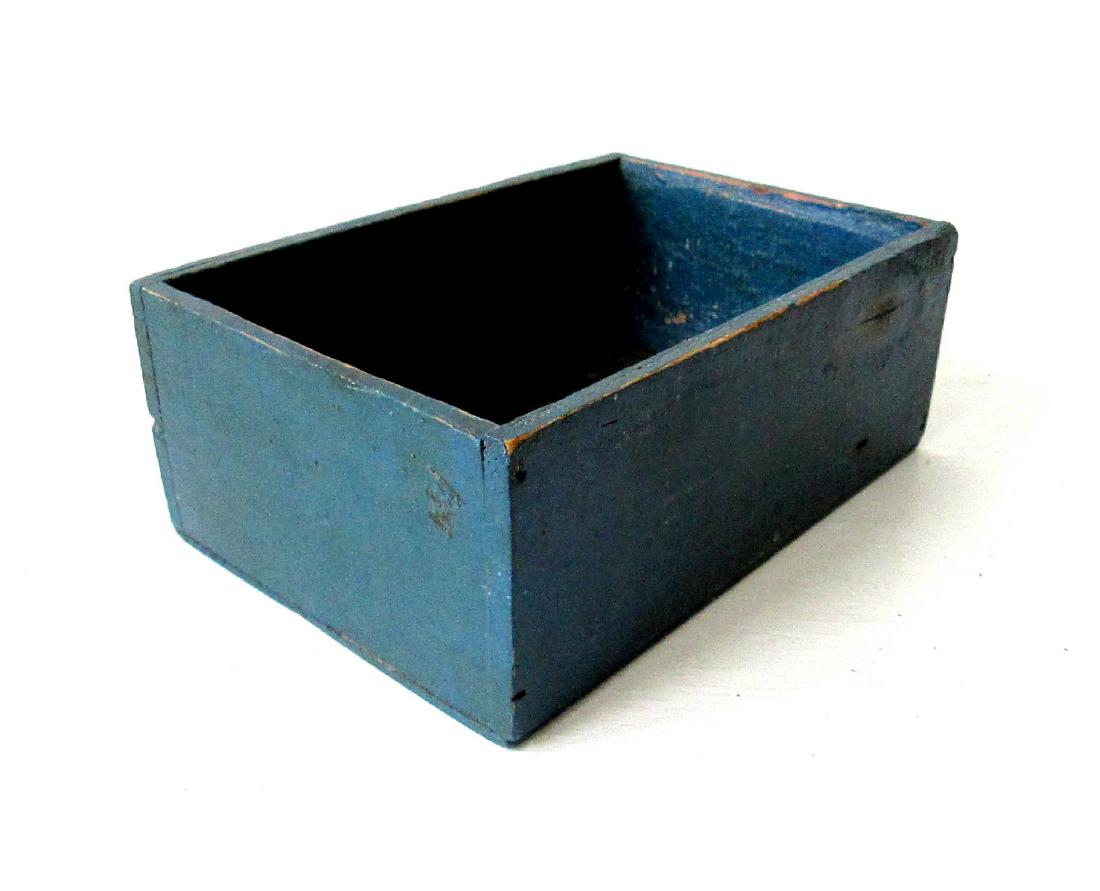 Early Blue Painted Spill Box (1 of 8)
