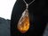 Vintage Sterling Silver Amber Baltic Pendant - 5