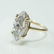 Vintage 10K Yellow Gold Cubic Zirconia Ring, 5ct