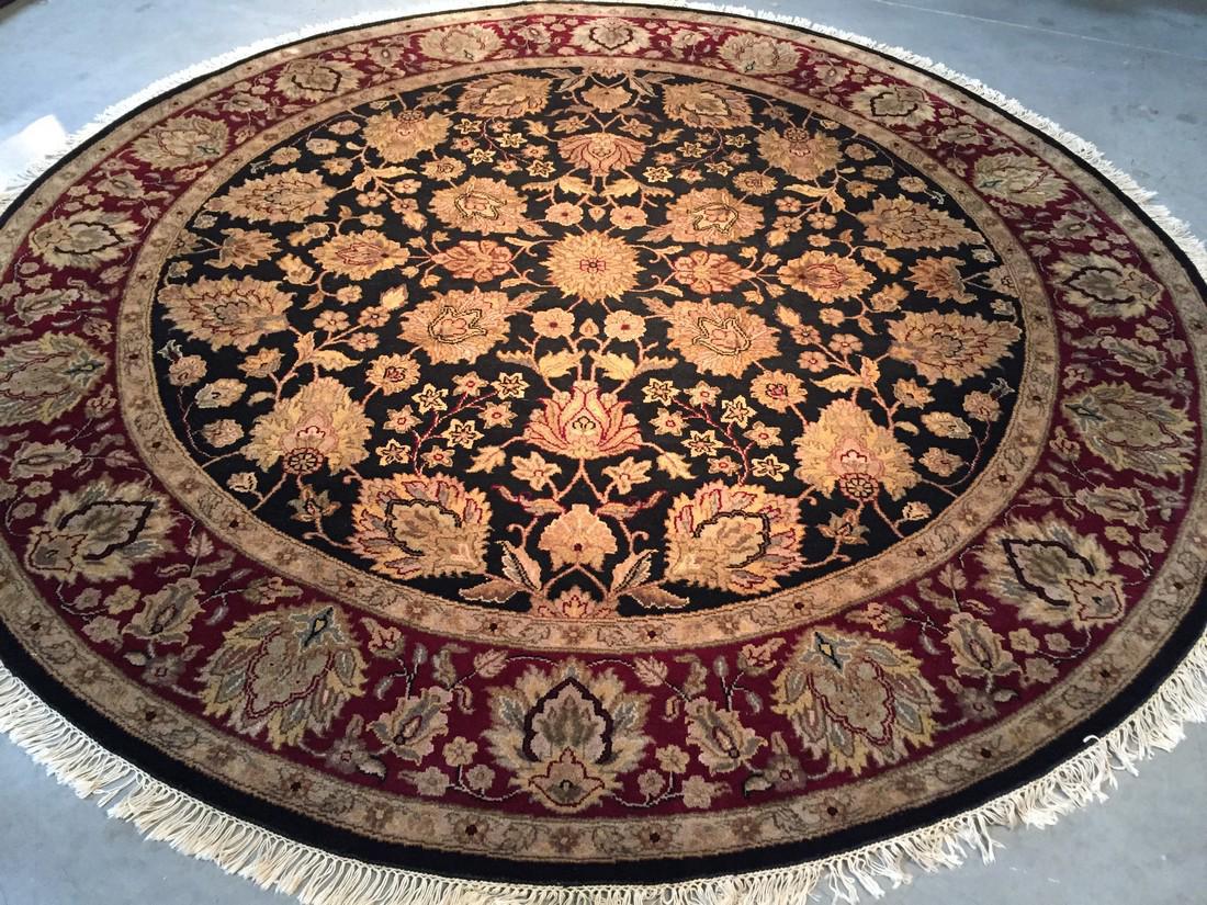 Fine Hand-knotted Jaipur Rug 8x8 (1 of 7)