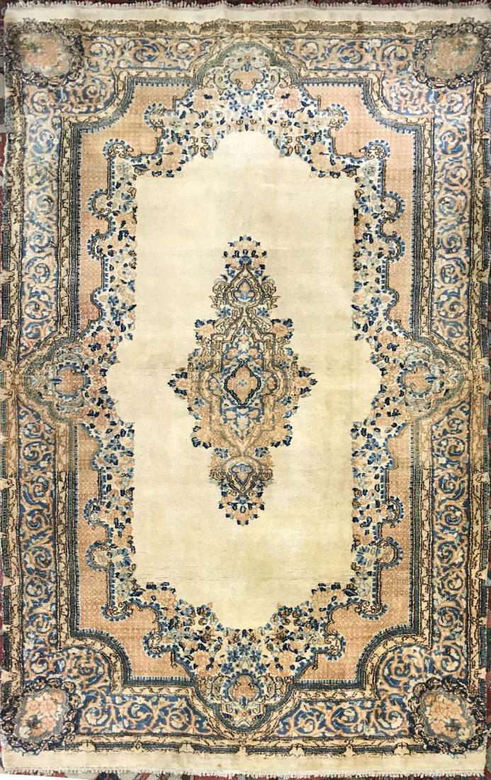 Antique Persian Kerman Rug 3.9x6.8 (1 of 5)