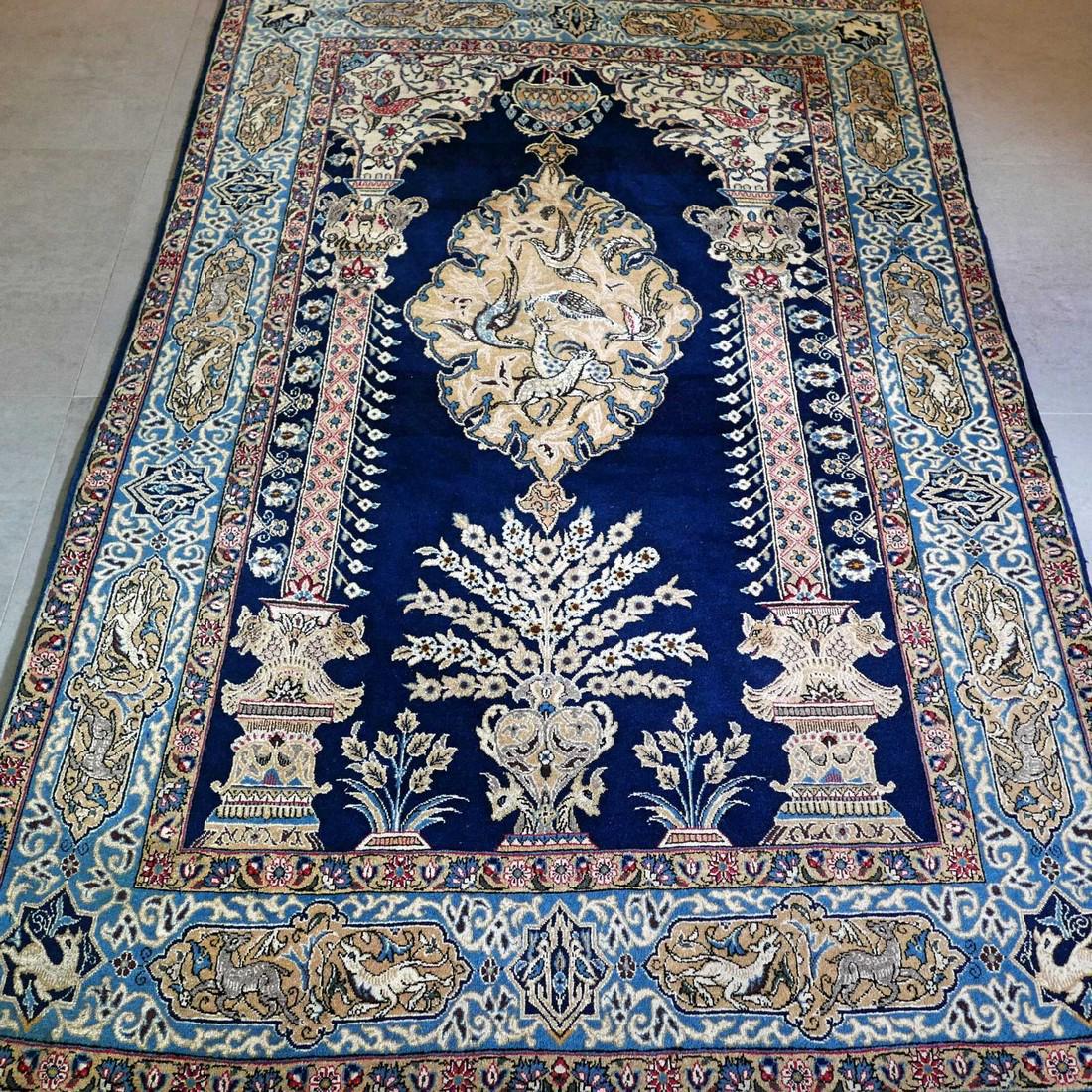 Ghom Hand Knotted With Silk Rug 7.2x4.7 (1 of 10)