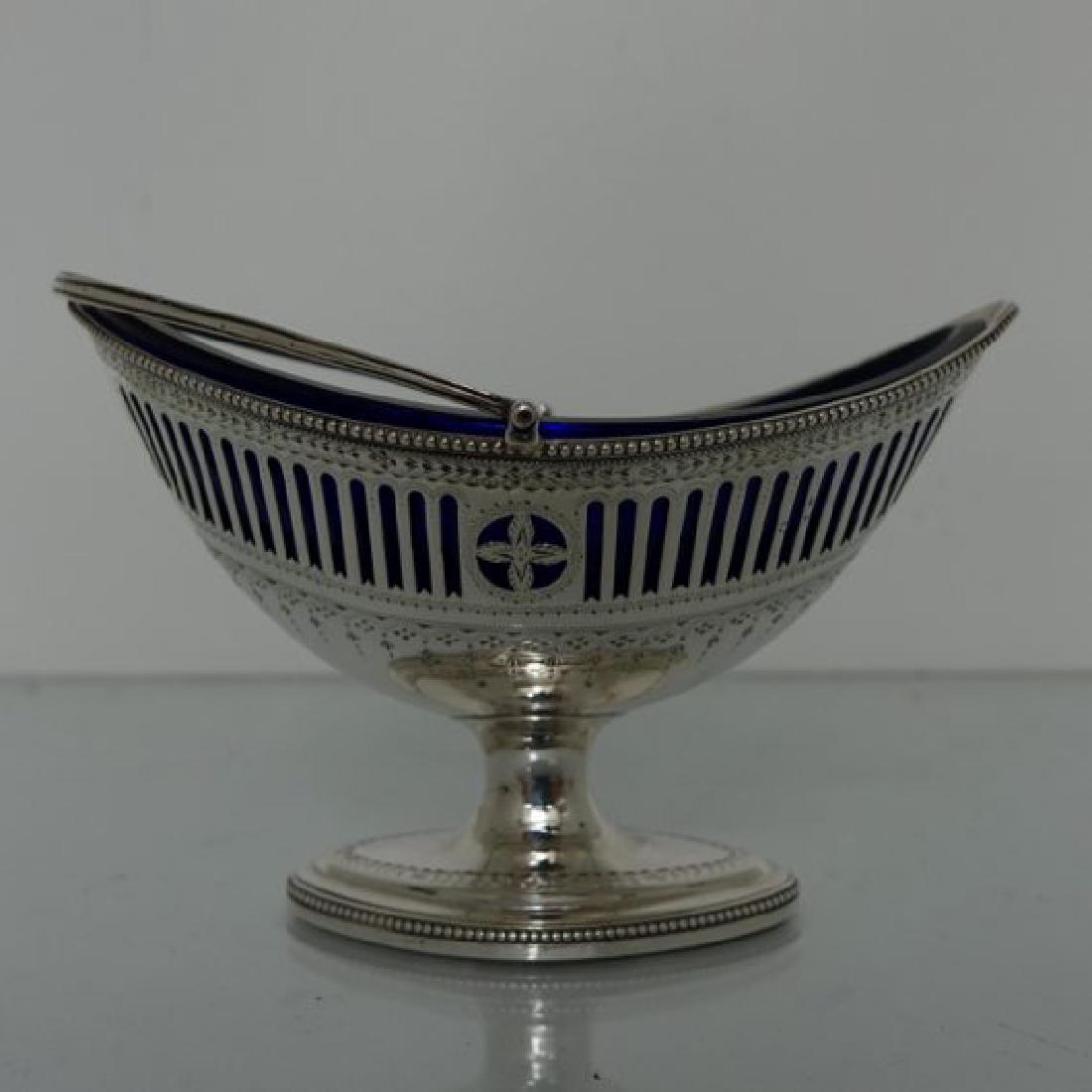 Antique Hester Bateman Sterling Silver Sugar Basket (1 of 9)