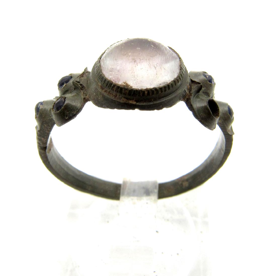 Late Medieval era ring with stones (1 of 3)