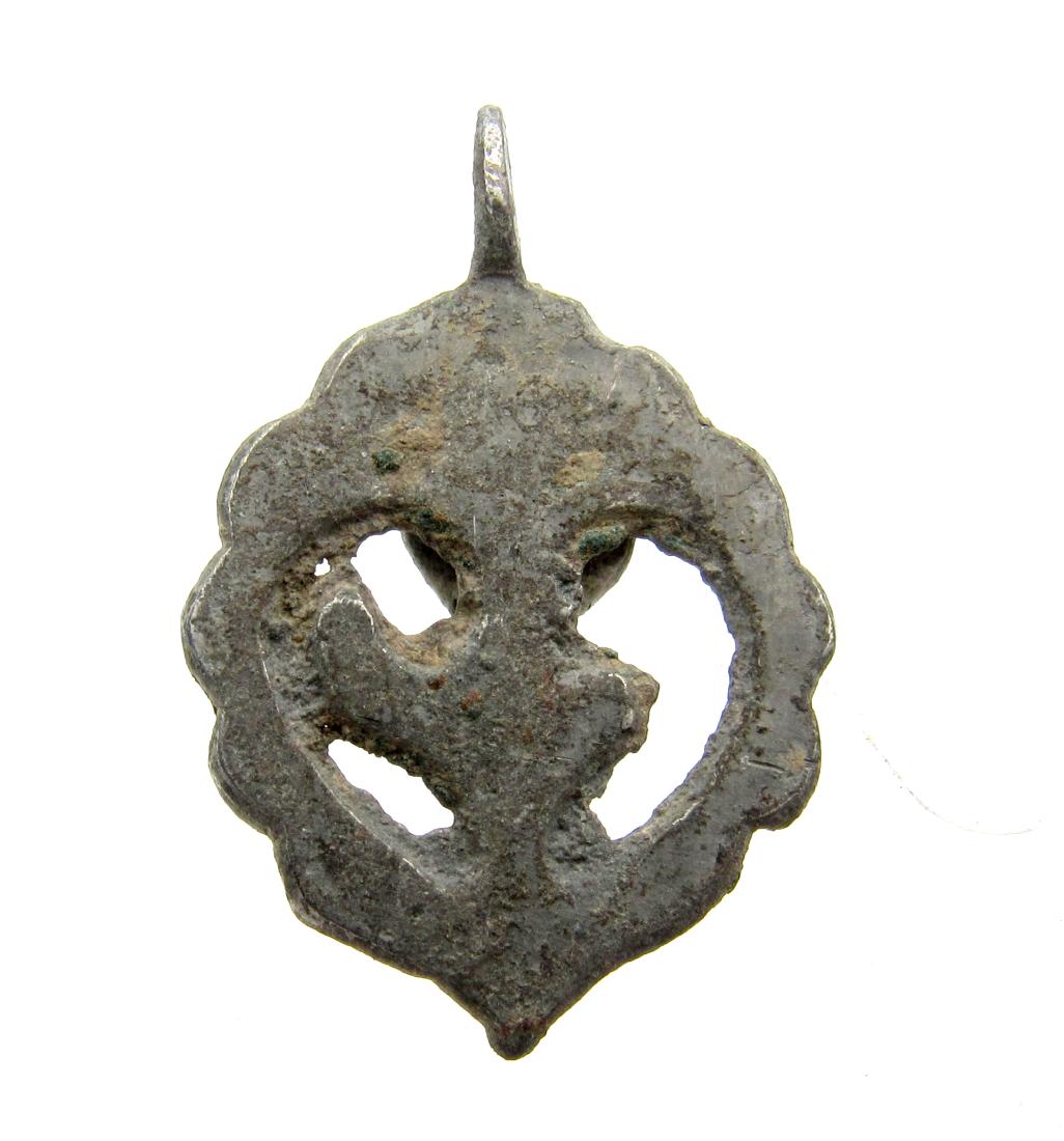 Medieval viking era lunar pendant (1 of 3)