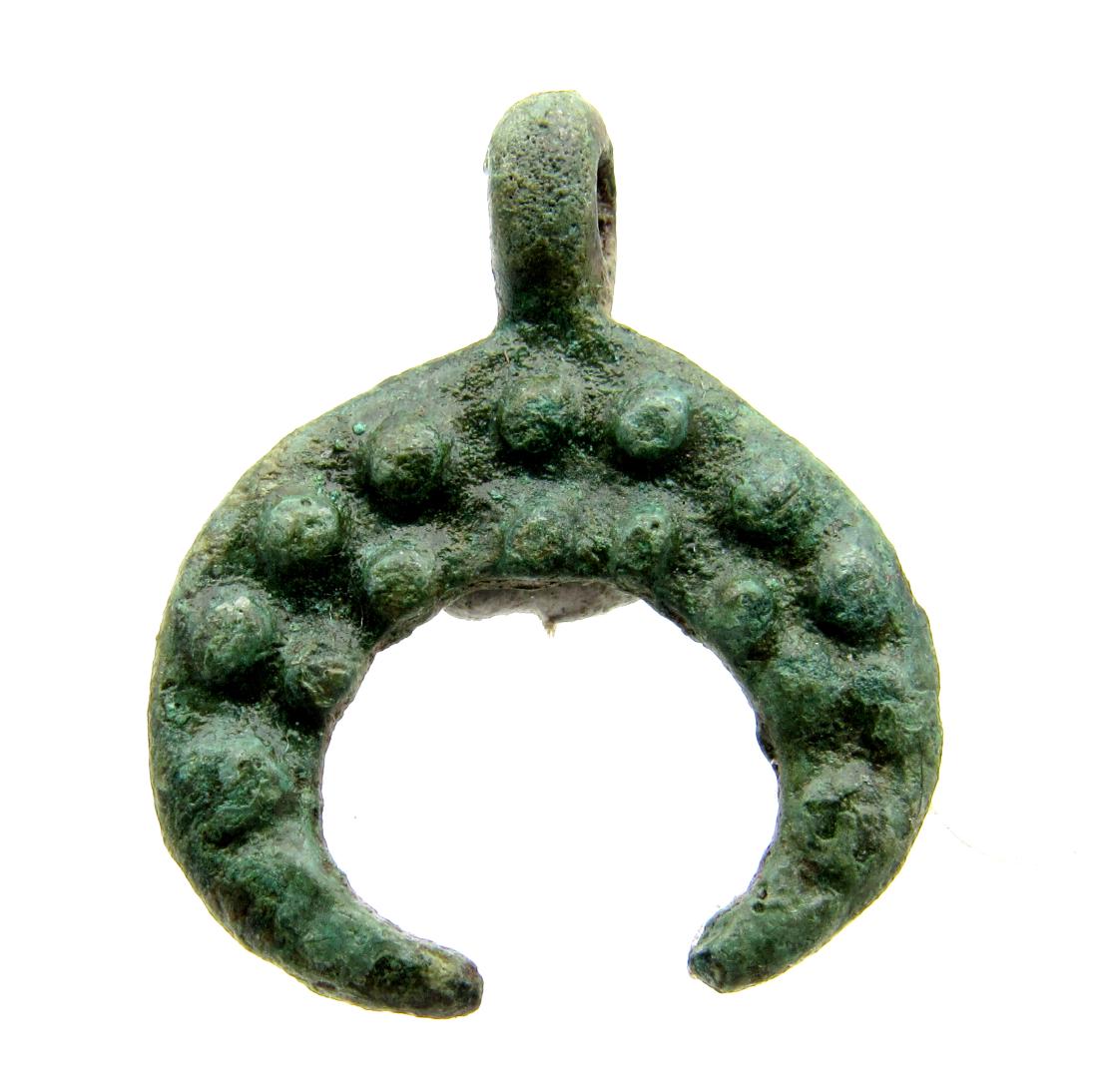 Medieval viking era lunar pendant (1 of 3)