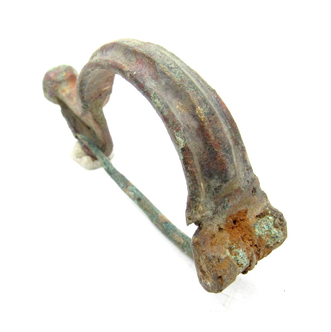 Ancient roman "Trumpet" shaped bow brooch (1 of 3)