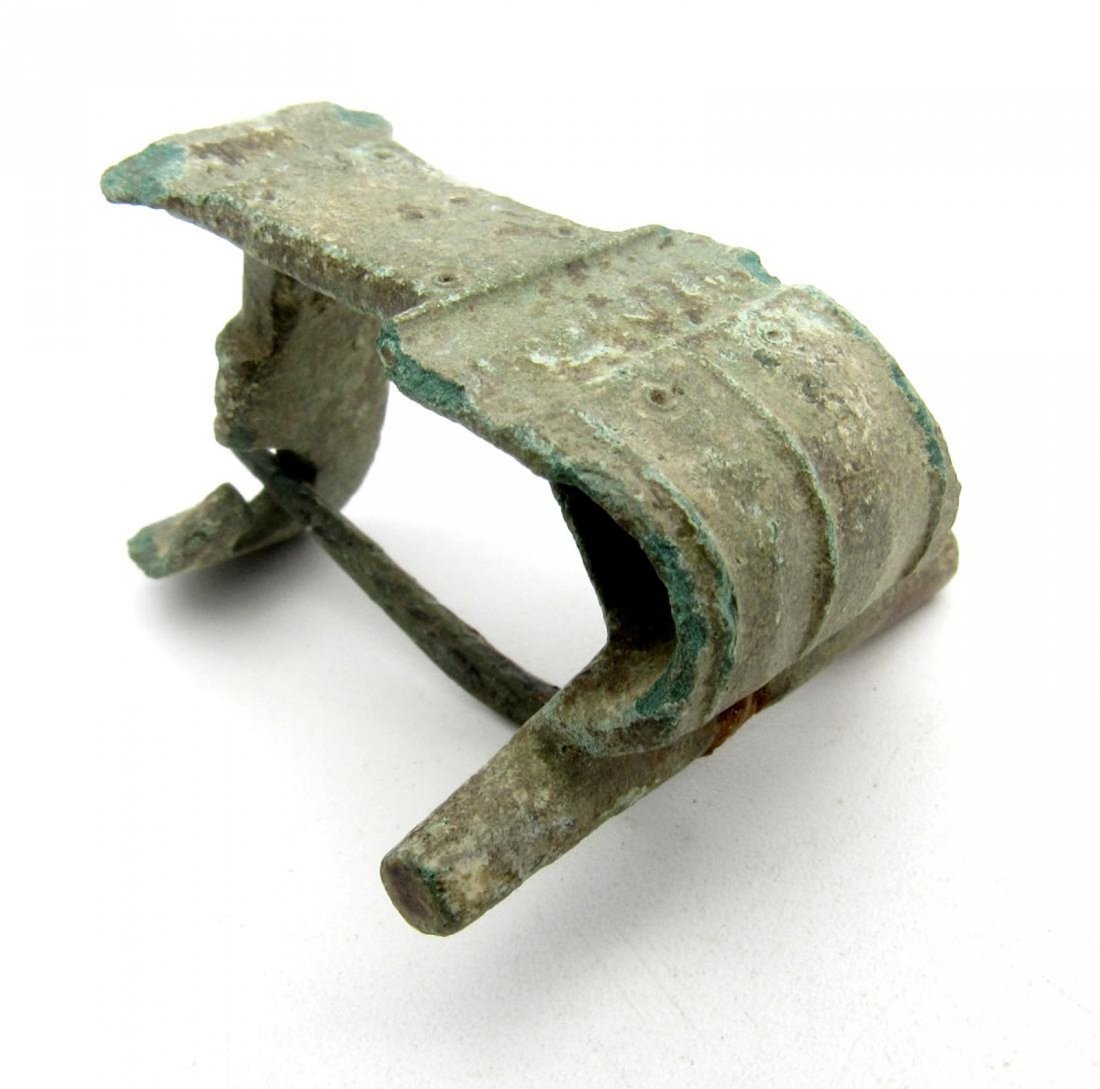 Very Rare, Ancient roman open-work "Knee" type brooch (1 of 4)