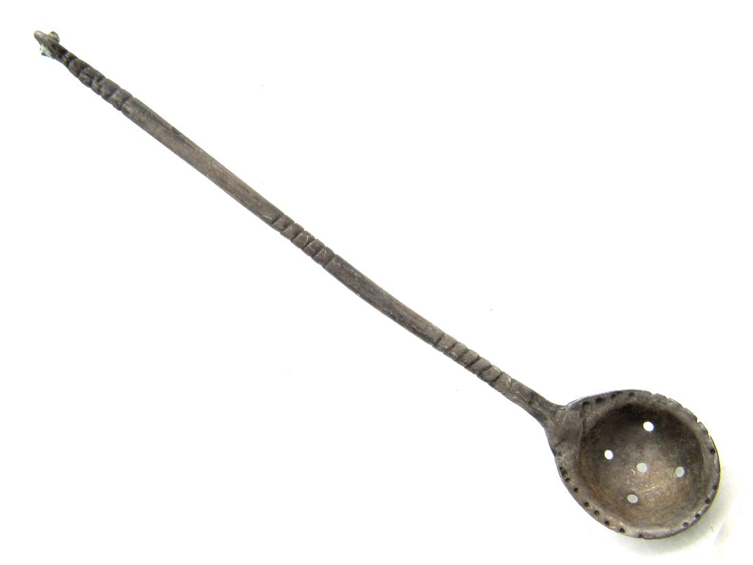 Rare, ancient roman silver medical/cosmetic tool - (1 of 3)