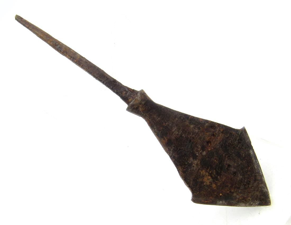 Medieval viking era military iron arrow (1 of 2)