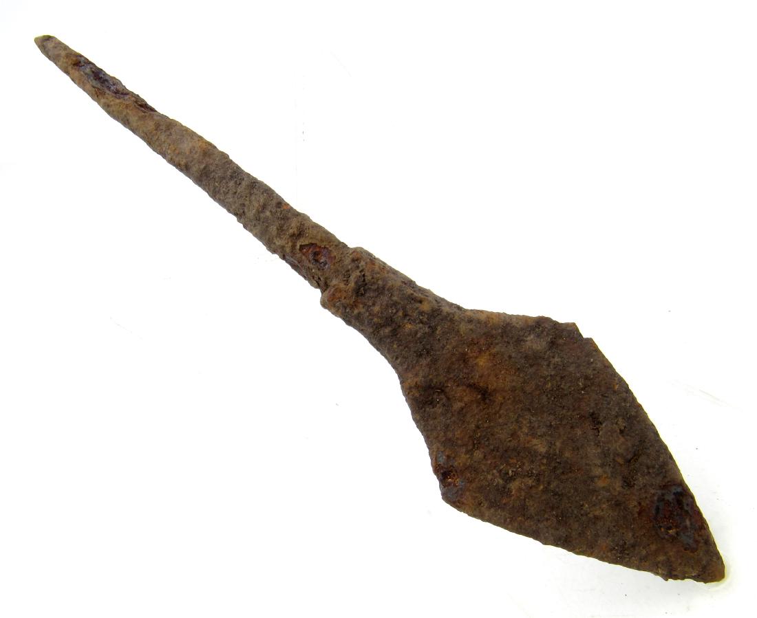 Medieval viking era military iron arrow (1 of 2)