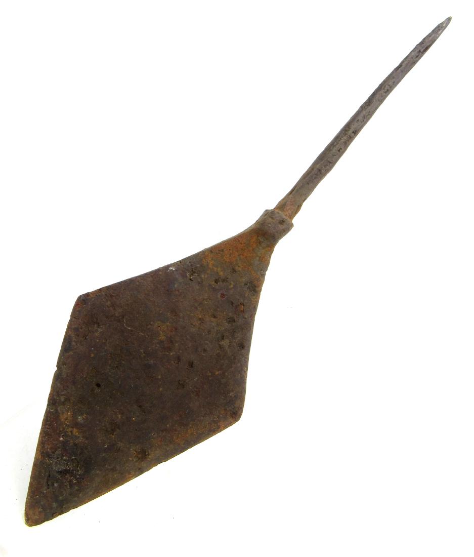 Medieval viking era military iron arrow (1 of 2)