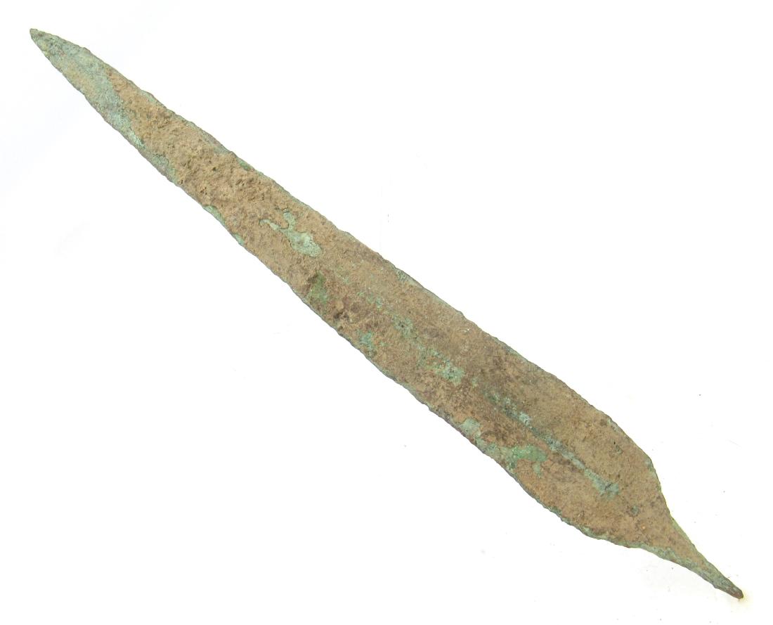 Bronze Age leaf shaped knife (1 of 2)