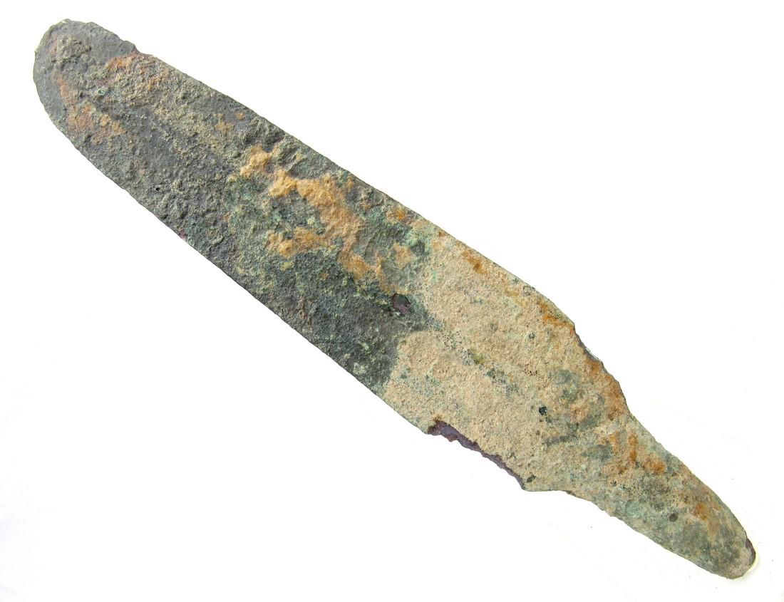 Bronze Age leaf shaped knife (1 of 2)
