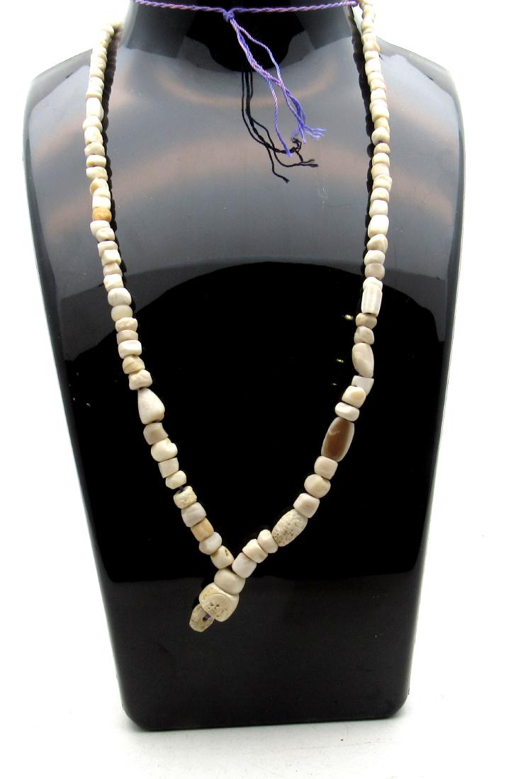 Ancient necklace with 100+ stones and sea shells (1 of 3)