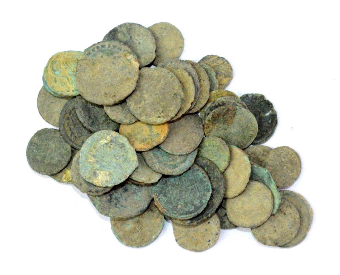 Lot of 50 Premium Quality Roman Coins for Cleaning (1 of 3)