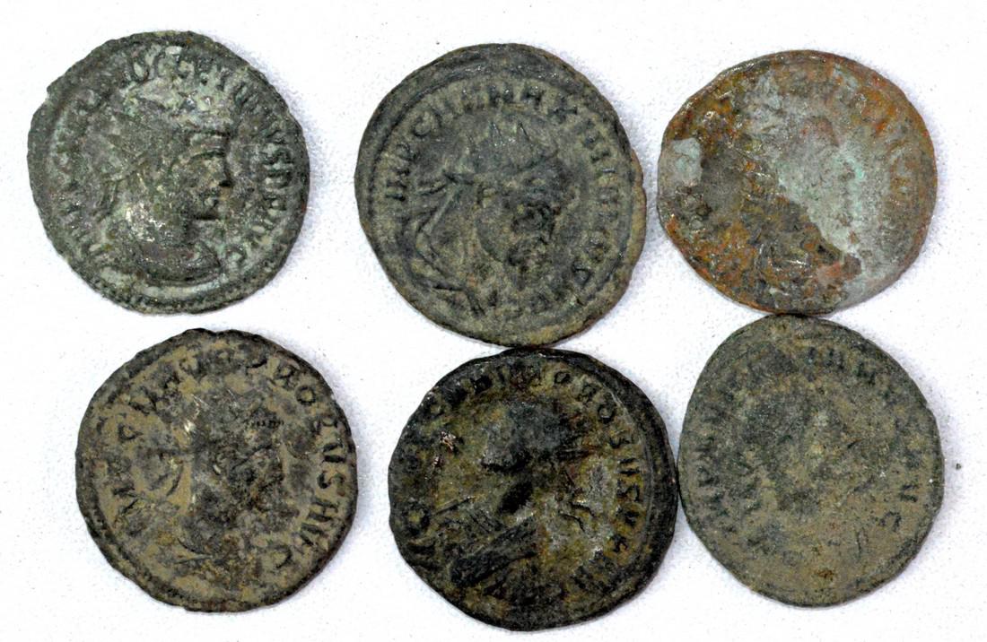 Lot of 6 Roman High Grade Coins (1 of 2)