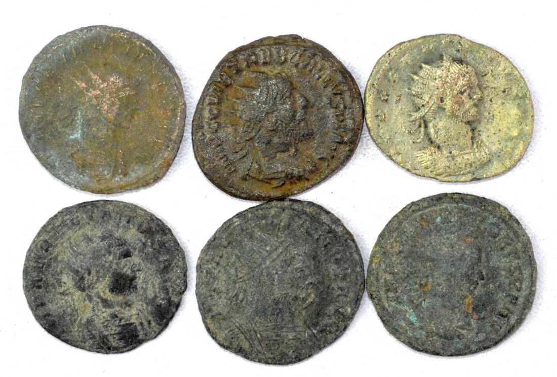 Lot of 6 Roman High Grade Coins (1 of 2)