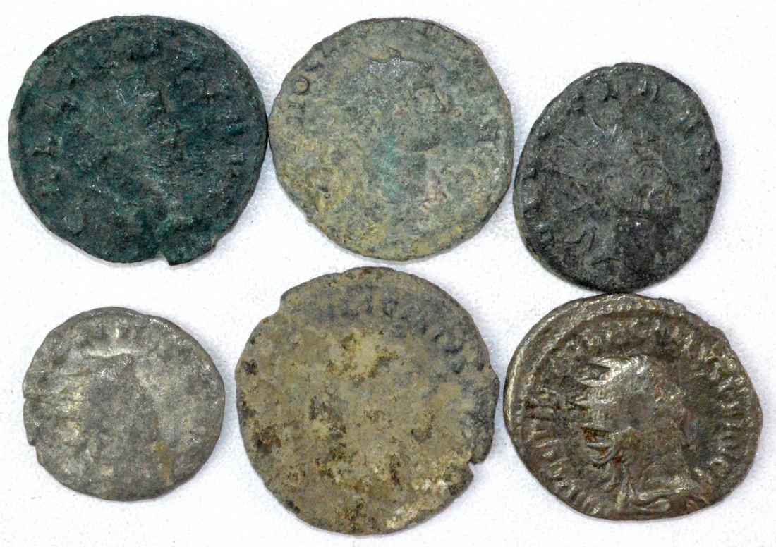 Lot of 6 Roman High Grade Coins (1 of 2)