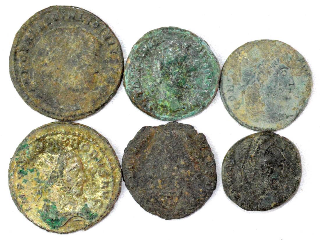 Lot of 6 Roman High Grade Coins (1 of 2)